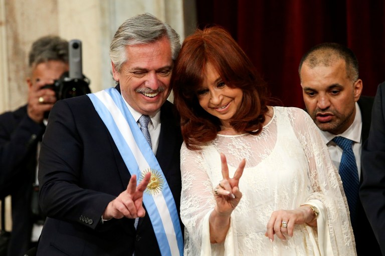 Alberto Fernandez e Cristina Kirchner tomam posse como presidente e vice na Argentina