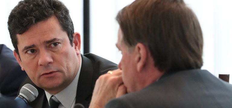 Palavras do Ministro de Estado da Justiça e Segurança Pública, Sérgio Moro.