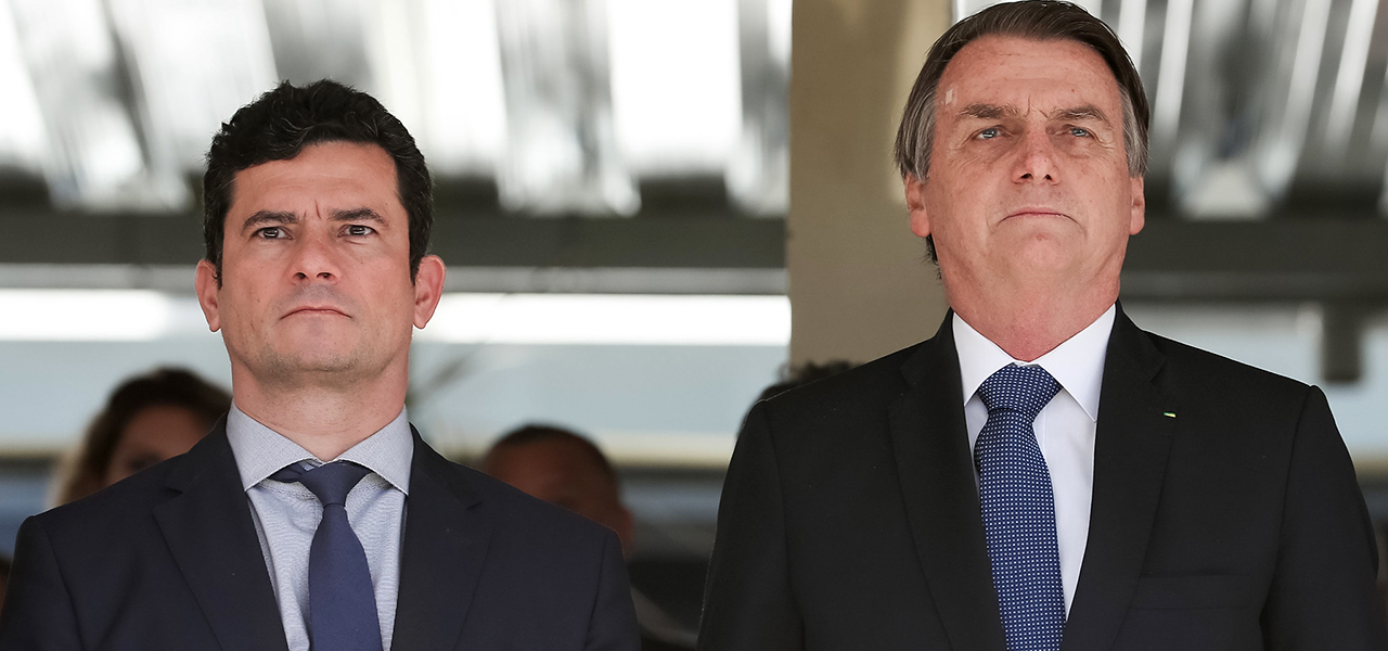 Sergio Moro e Jair Bolsonaro