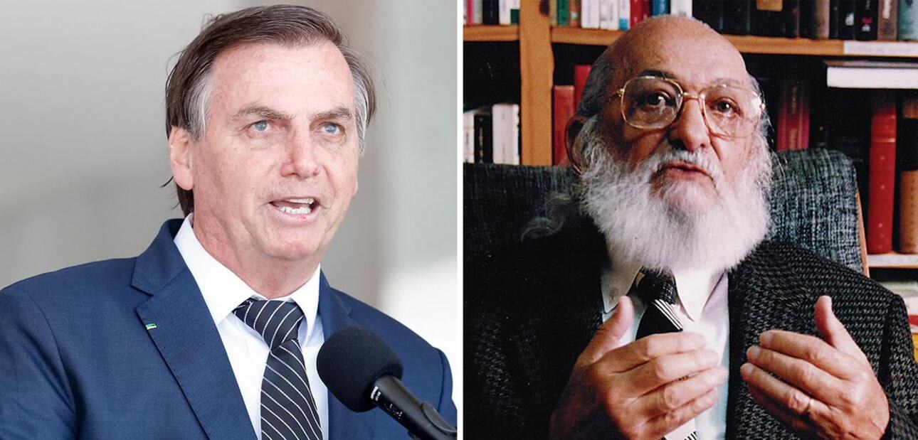 Jair Bolsonaro e Paulo Freire