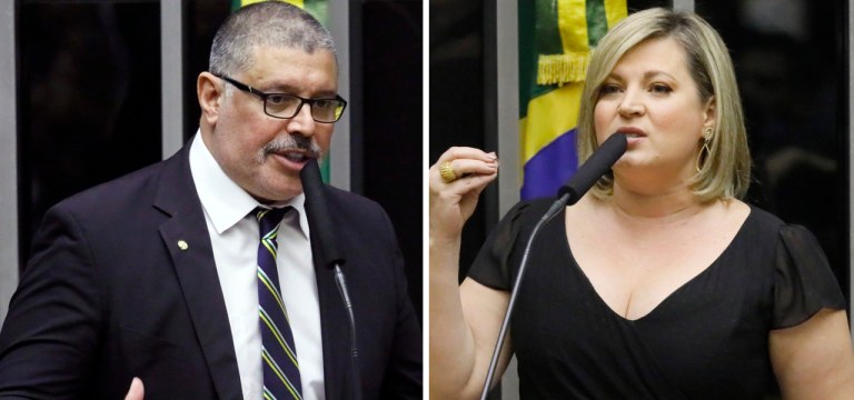Alexandre Frota e Joice Hasselmann