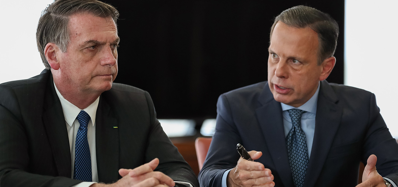 Jair Bolsonaro e João Doria