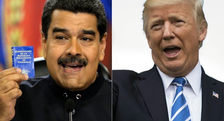 Nicolás Maduro e Donald Trump