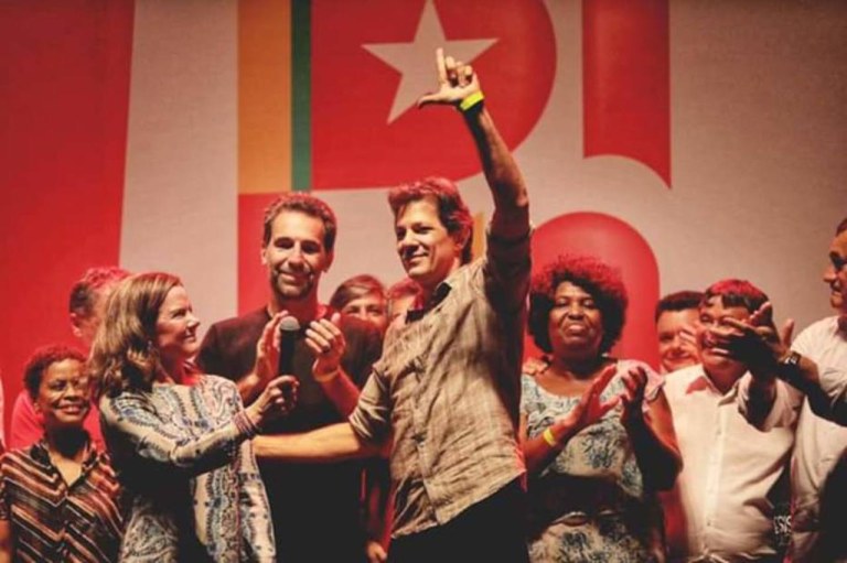 Fernando Haddad participa do primeiro dia de evento em comemora磯 aos 40 anos do Partido dos Trabalhadores (PT), no Circo Voador, na Lapa, Zona Central da cidade do Rio de Janeiro (RJ), nesta sexta-feira (7)