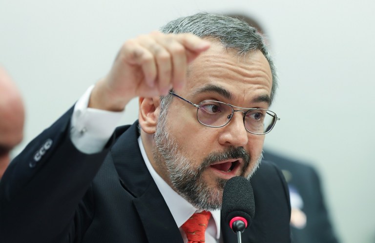 Brasília- DF. 11-12- 2019- ministro da Educação Abraham Weintraub durante depoimento na comissão de educação da câmara. Foto Lula Marques