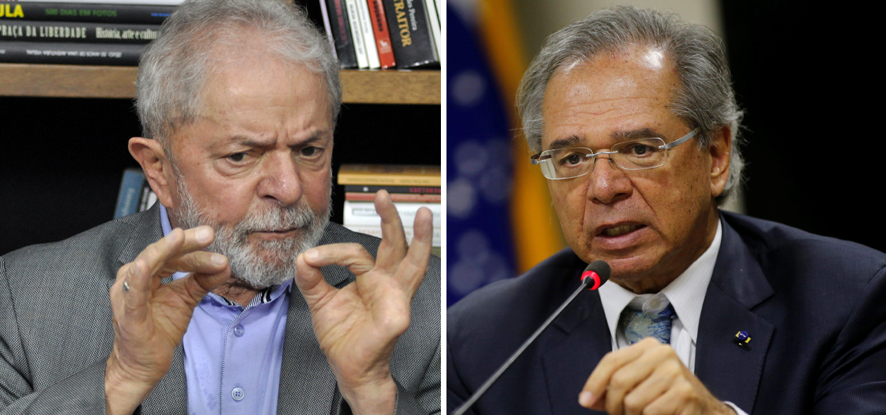 Lula e Paulo Guedes