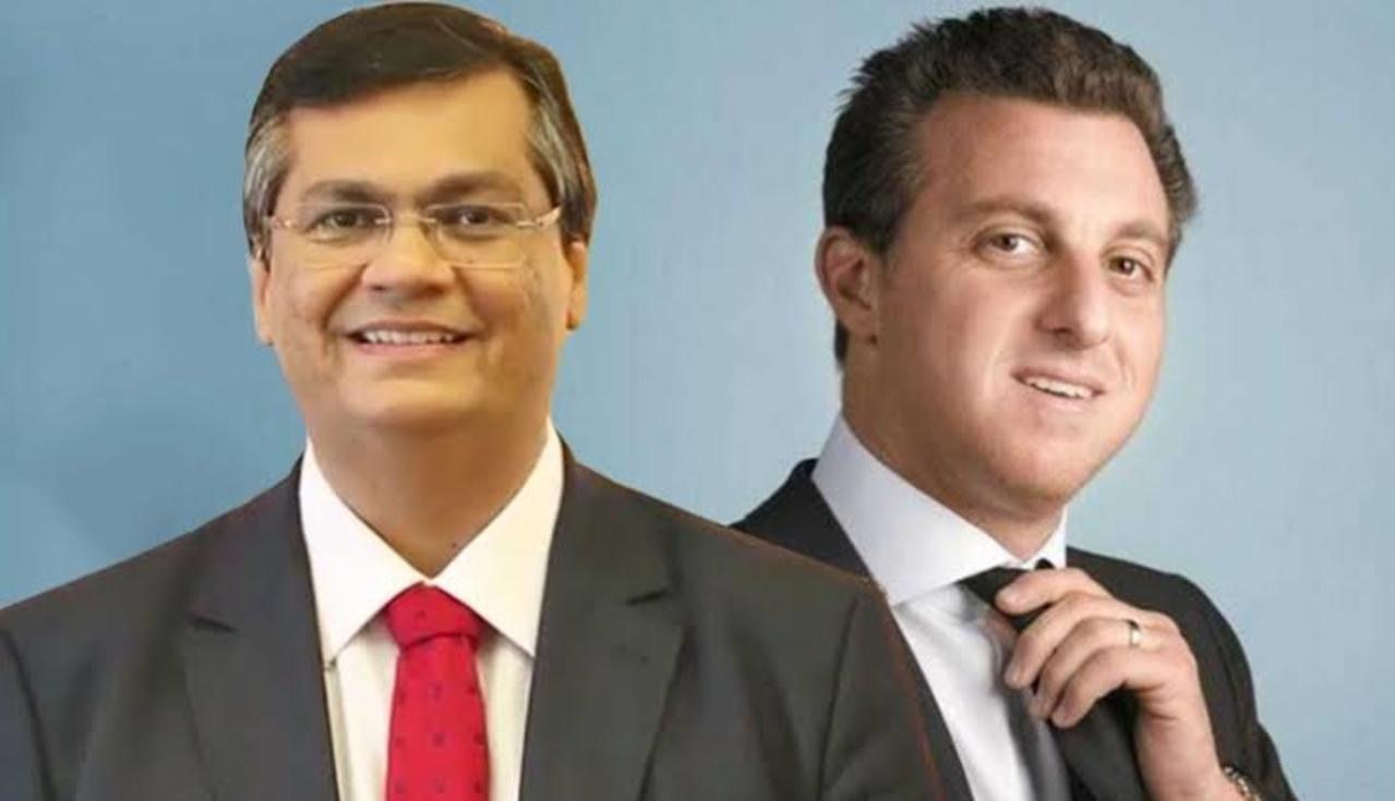 Flávio Dino e Luciano Huck