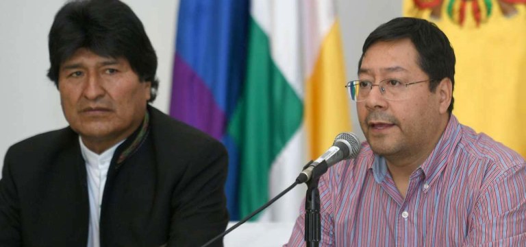 Evo Morales e Luis Arce