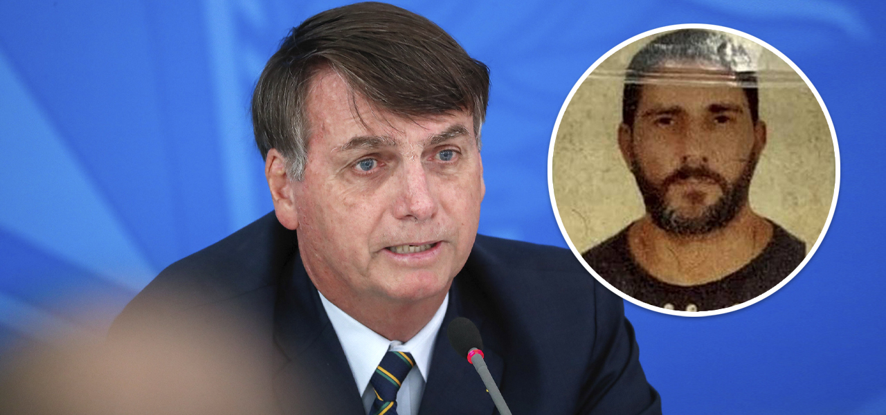 Jair Bolsonaro e Adriano Magalhães da Nóbrega