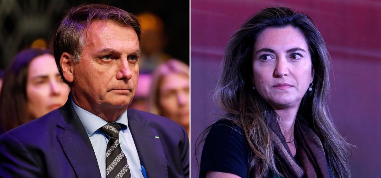 Jair Bolsonaro e Patricia Campos Mello
