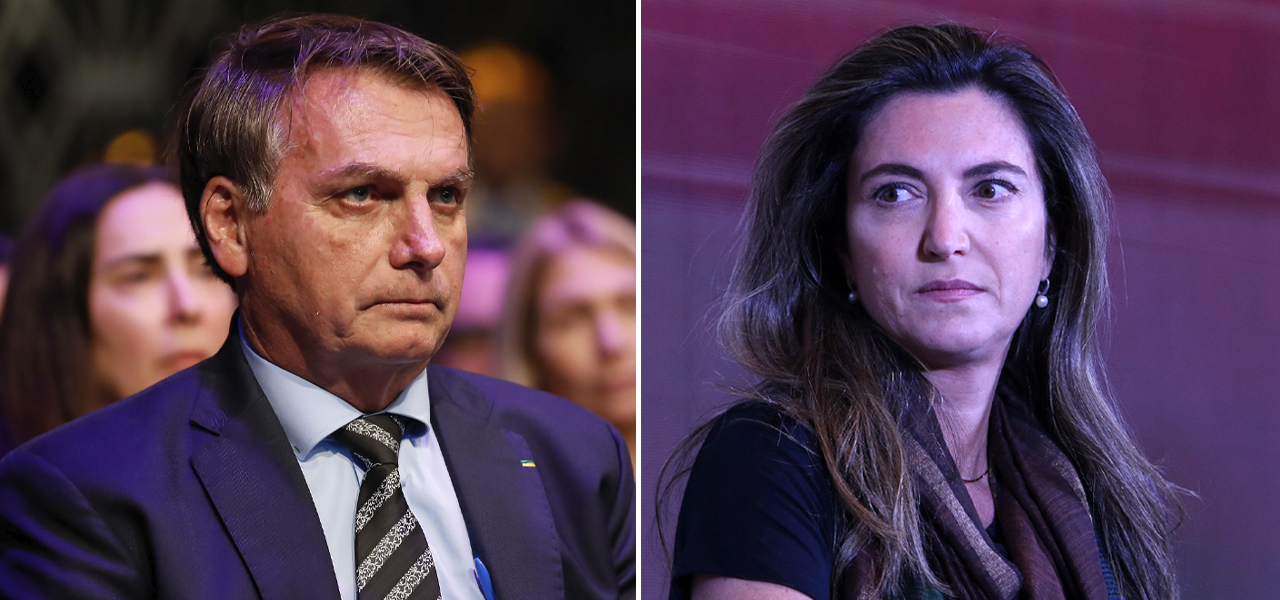 Jair Bolsonaro e Patricia Campos Mello