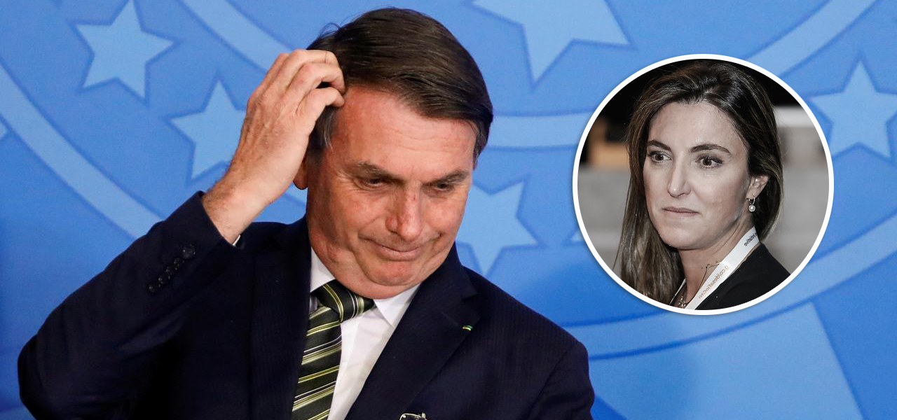Jair Bolsonaro e Patricia Campos Mello