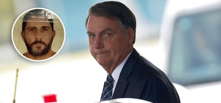 Adriano Magalhães da Nóbrega e Jair Bolsonaro