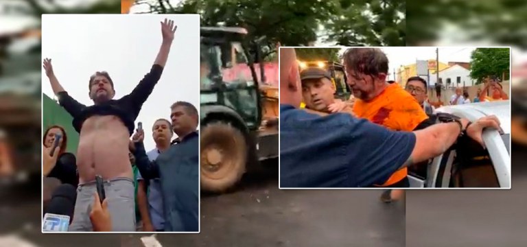Cid Gomes baleado em Sobral