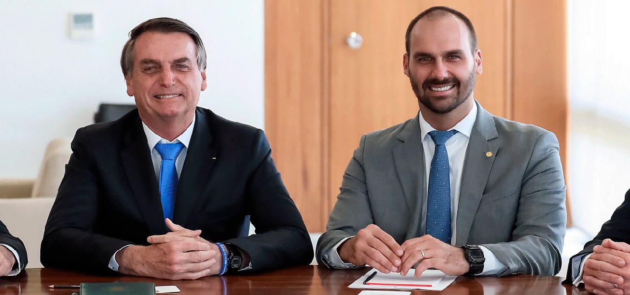 Jair e Eduardo Bolsonaro