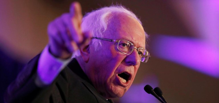 Bernie Sanders diz que irá legalizar a maconha.