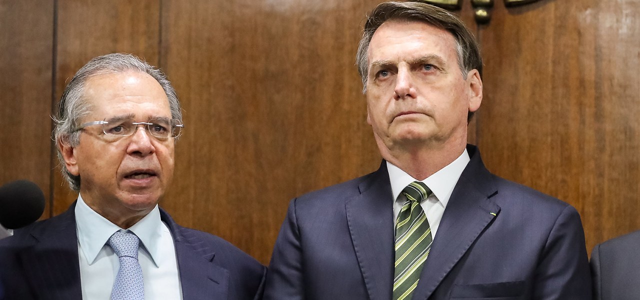 Ministro de Estado da Economia, Paulo Guedes e Jair Bolsonaro