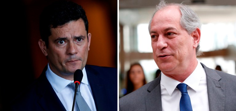 Sérgio Moro e Ciro Gomes