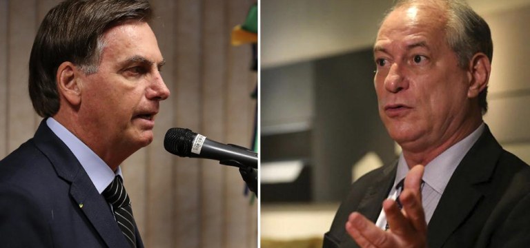 Jair Bolsonaro e Ciro Gomes