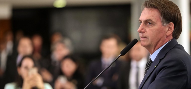 Palavras do Presidente da República, Jair Bolsonaro.