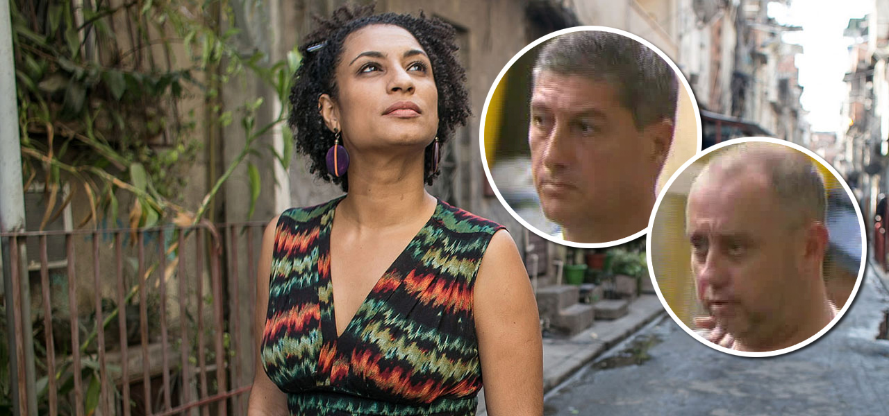 Marielle Franco; Ronnie Lessa e Élcio Queiroz