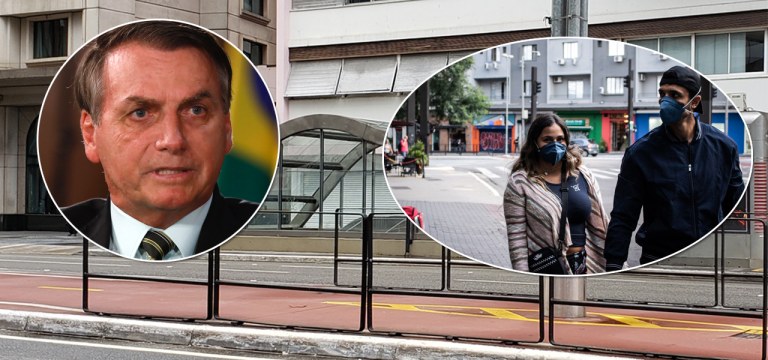 Ao contrário de Bolsonaro, 83% dos brasileiros temem contaminação pelo coronavírus