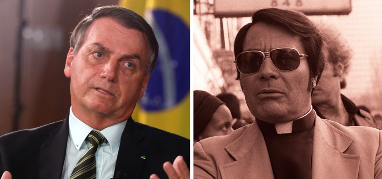 Jair Bolsonaro e Jim Jones