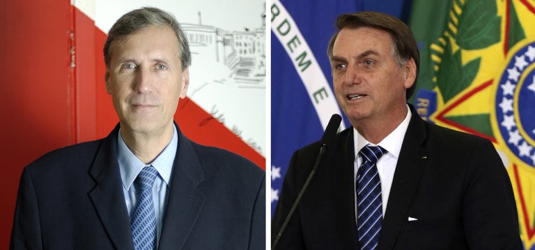 Jurista Pedro Dallari e Jair Bolsonaro