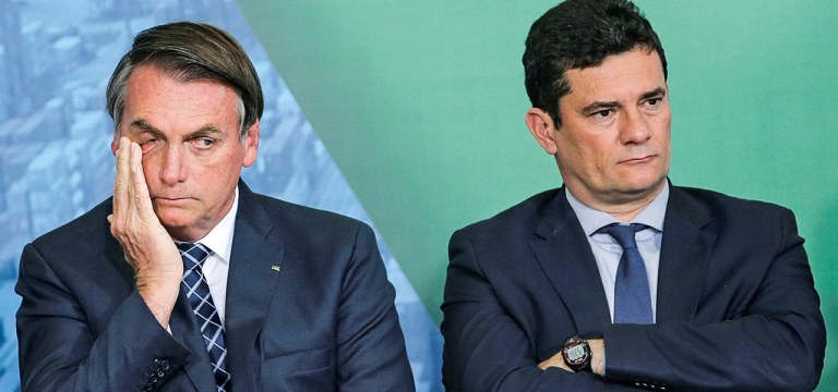 Jair Bolsonaro e Sérgio Moro