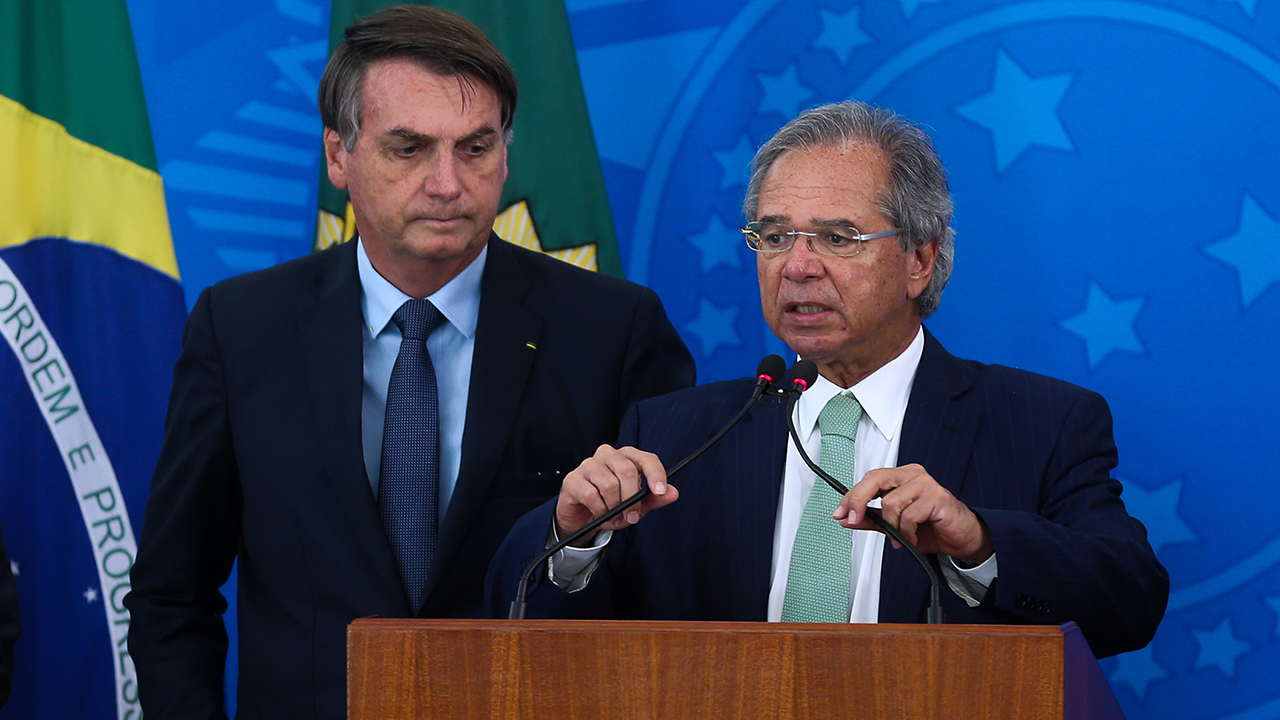 Jair Bolsonaro e Paulo Guedes