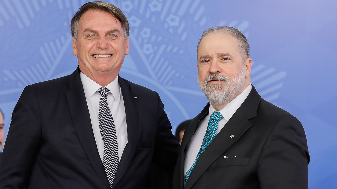 Jair Bolsonaro e Augusto Aras