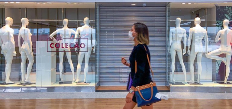 Lojas fechadas em tempo de quarentena