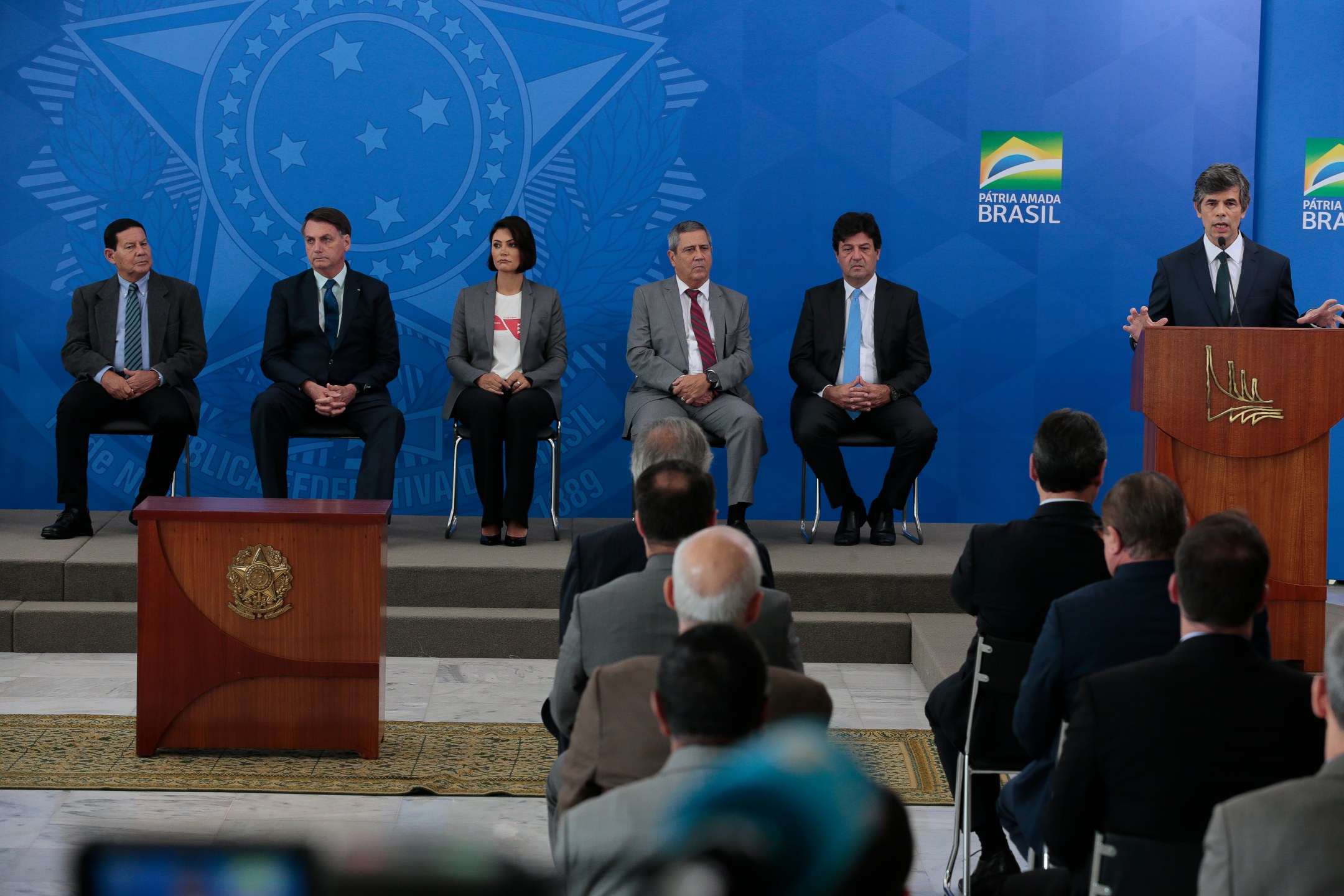 Solenidade de posse do ministro da Saúde, Nelson Teich