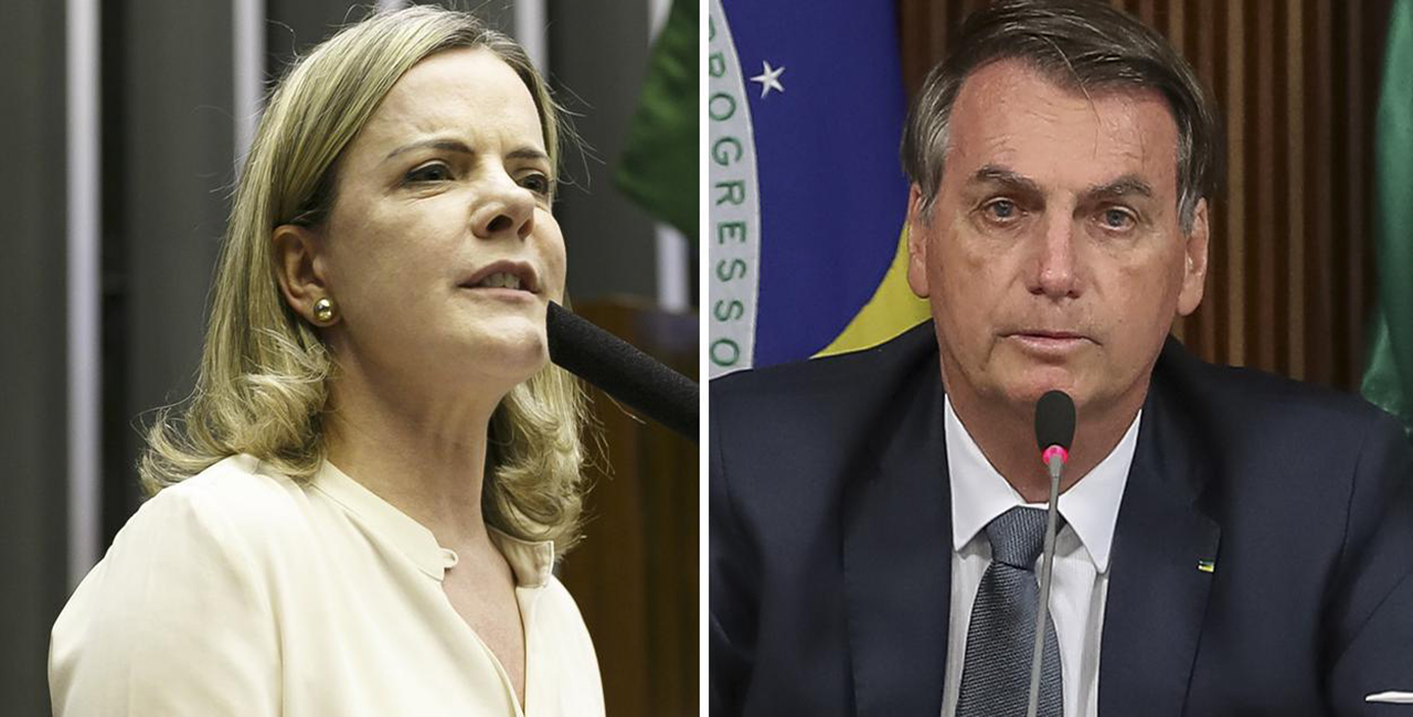 Presidente do PT, Gleisi Hoffmann (PR) aponta negligência de Jair Bolsonaro ao estimular o fim da quarentena