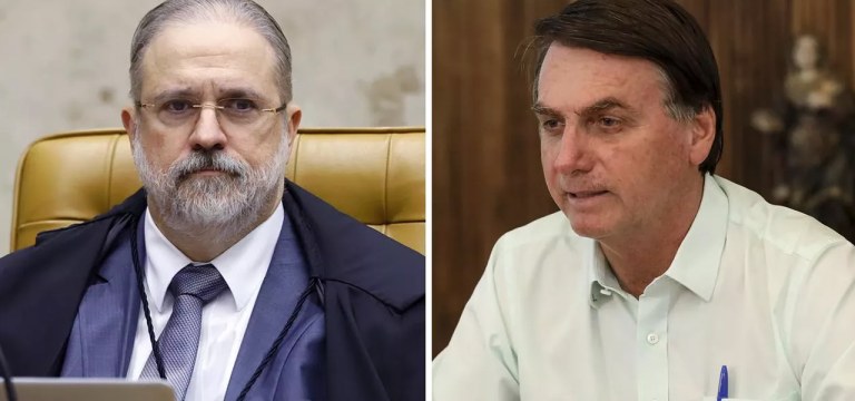 Augusto Aras e Bolsonaro