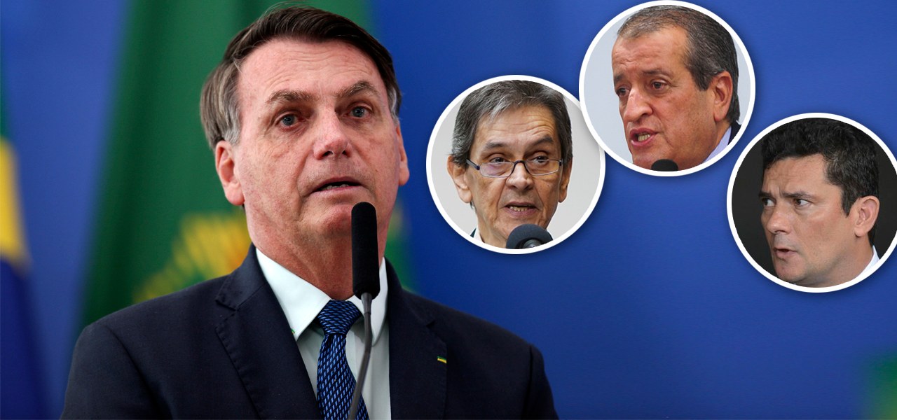 Jair Bolsonaro, Roberto Jefferson, Valdemar Costa Neto e Sérgio Moro