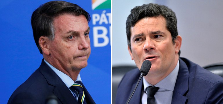 Jair Bolsonaro e Sérgio Moro