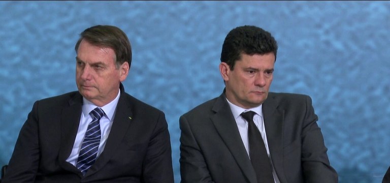 Jair Bolsonaro e Sergio Moro