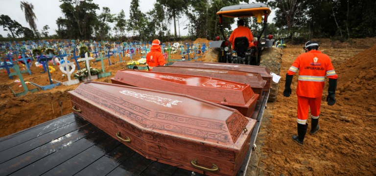 Brasil registra mais 610 mortes por Covid-19 e total vai a 9.146; país supera 135 mil casos