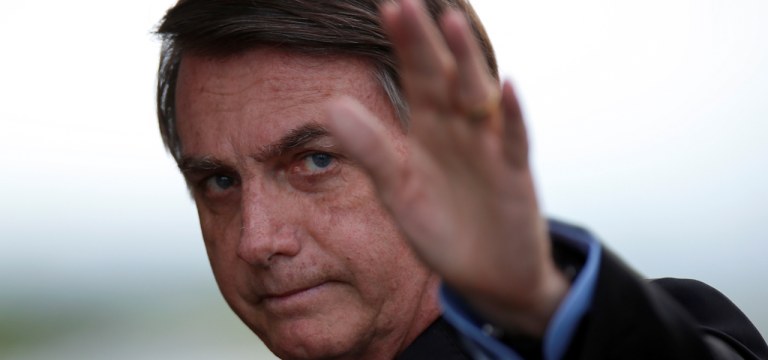 Presidente Jair Bolsonaro em Brasília 08/05/2020