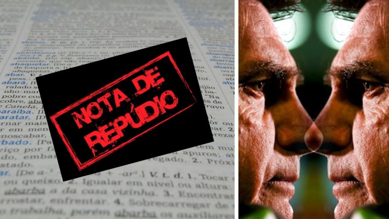 Notas de repúdio