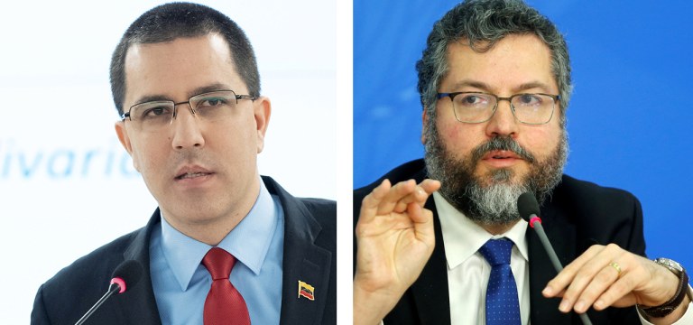 Jorge Arreaza e Ernesto Araújo