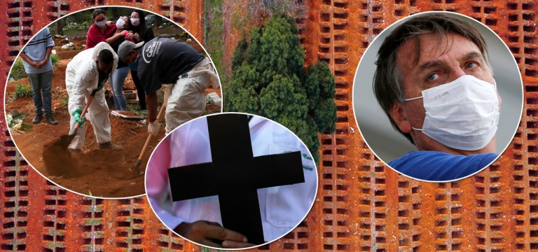 Jair Bolsonaro e mortes por Covid-19