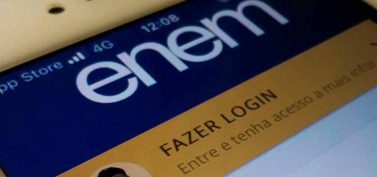 Página do Enem na internet