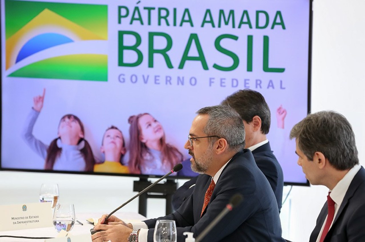 Abraham Weintraub na reunião ministerial de 22 de abril abril