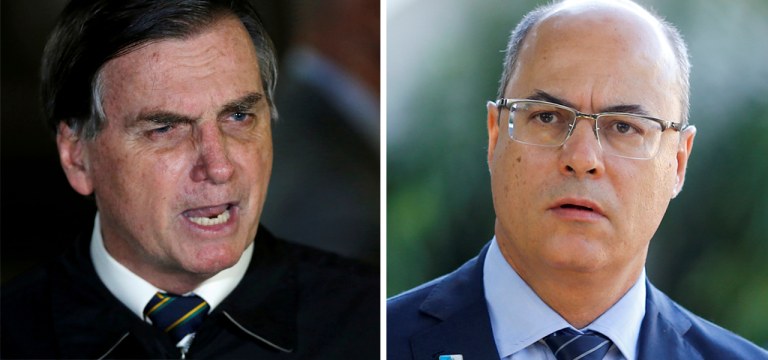 Jair Bolsonaro e Wilson Witzel