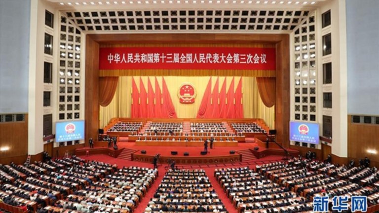 Assembleia Nacional da China (parlamento) aprova nova legislação de segurança para Hong Kong