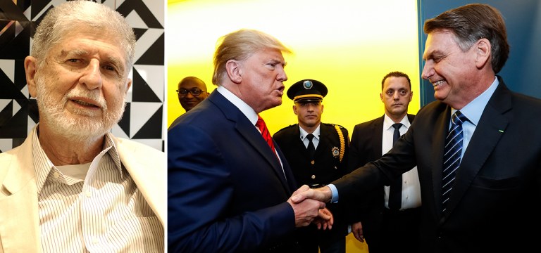 Celso Amorim, Donald Trump e Jair Bolsonaro