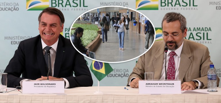 Jair Bolsonaro e Abraham Weintraub