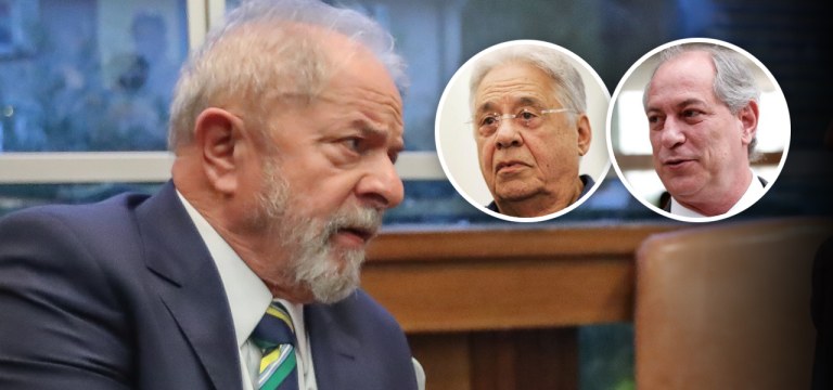 Lula, Fernando Henrique Cardoso e Ciro Gomes